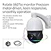 PTZ Camera,LEFTEK PoE PTZ Camera Outdoor IP HD 4.0 MP(2560x1440 Pixel) IR High Speed Dome Camera Night Vision 20x Zoom 4.7-94mm Lens 196ft IR Distance H.265/H.264 Built in RJ45 Onvif