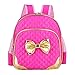Cute Durable Toddler Backpack for Preschool Kindergarten Little Girl Kids (Cute Backpack for Toddler(2-5 year) Girls, Gold-Rose)