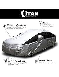 Titan   Funda ligera para coche para Toyota Camry y más de 200 pulgadas (resistente al agua, incluye cable de 7 pies y cerradura)
