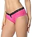 Sofishie Sexy V-Back Open Crotch Panties - Pink - Medium