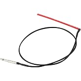 Kooingtech Piezo Pickup 2.5mm Jack, 67mm*2mm Under Saddle Piezo Pickup | Piezo Bridge for Folk Guitar or Classical Guitar Pickup Accessories