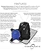Obersee Bern Diaper Bag Backpack & Cooler, Black/Black