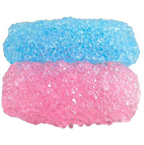 Clear Slushie beads for Crunchy Slime, Crunchy Slime Beads, 12 oz (340g) 3-4mm FDA Food grade plastic fishbowl slime beads