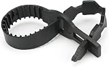 KINGLAKE 4Pcs 40cm Black Tree Ties Adjustable Interlock Garden Supports