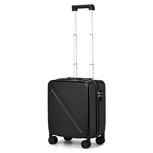 MILADA 16 Inch Underseat Carry On Luggage With Wheels Small