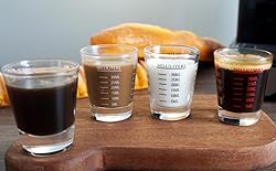 Shot Glasses Measuring cup 2018 Liquid Heavy Glass