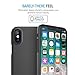 Maxboost mSnap Case Designed for Apple iPhone Xs (2018) / iPhone X (2017) [Black] Extreme Smooth Surface [Scratch Resistant] Matte Coating for iPhone Xs & iPhone X