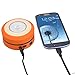 Ivation Hand Crank Led Camping Lantern Collapsible & Rainproof USB Flashlight Torch Mini Lamp with Hanging Handle 2 Lighting Levels Emergency Cell Phone Charger Recharges with Dynamo Power Or Via USB