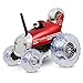 Sharper Image Premium Turbo Tumbler 49MHz Children’s Remote Control Spinning 360° Rally Car Toy for Boys/Girls, Stunt RC Race Truck with Driver, RED