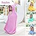 Baby Hooded Toddler Towel with Bear Ear- Soft and Thick 100% Cotton Bath Set for Kids Girls Boys Infant and Toddler, Good Choice (Blue)