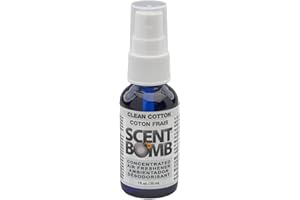 Scent Bomb Super Strong 100% Concentrated Oil Based Air Freshener - Clean Cotton
