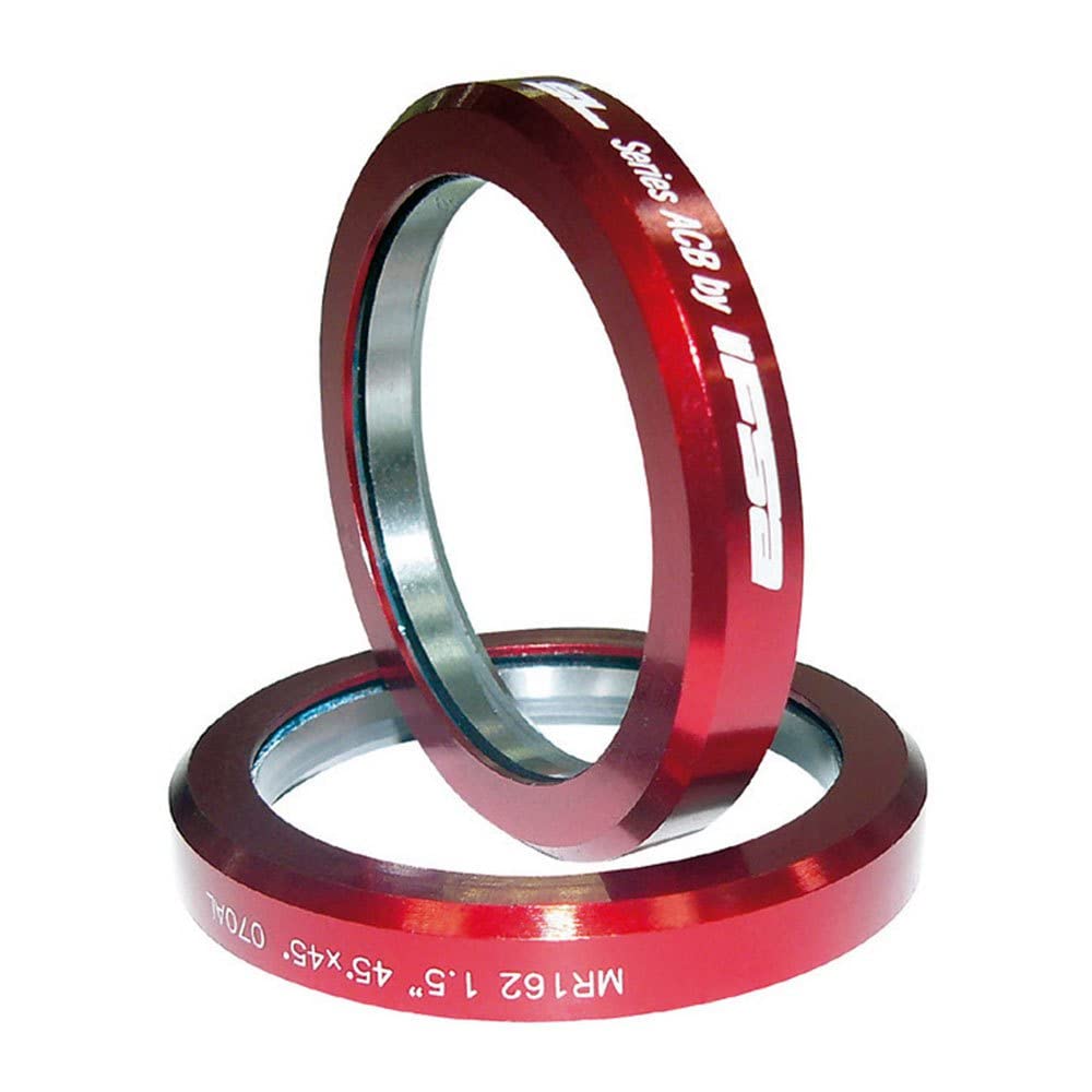 FSA SL Alloy TH-970R Headset Bearing - Red, 46.8 mm/45°×45°