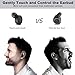 ALOFOX Touch-Sensitive Control Buttons Bluetooth earpiece, Mini Waterproof Bluetooth Earbud Wireless Headphone with 6 Hour Playtime Car Headset with Mic for iPhone and Android Smart Phones (One pcs)