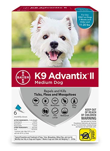 K9 Advantix II Flea & Tick Prevention for Dogs (11-20 lbs, 6 Doses) - Image 9