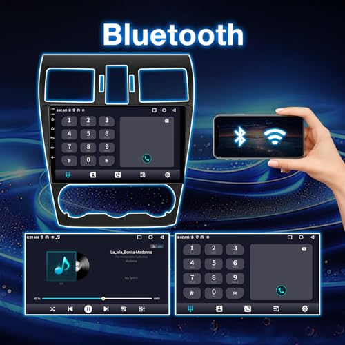 Android 13 Car Radio Stereo Compatible with Subaru Forester WRX Impreza 2013 2014 2015 with Carplay/Android Auto, 2+64G 9 Inch Car Head Unit with GPS Navigation, Mirrorlink, Backup Camera