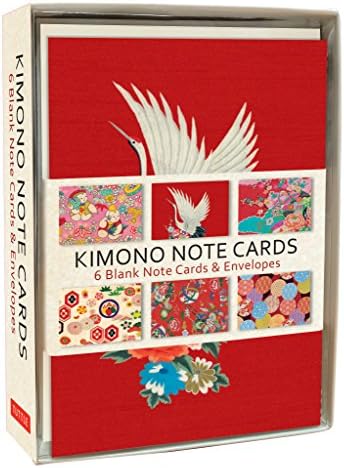 Kimono Note Cards: 6 Blank Note Cards & Envelopes (4 x 6 inch cards in a box)
