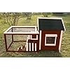  Lovupet 40inch 2-Story Wooden Rabbit Hutch Small Animal 