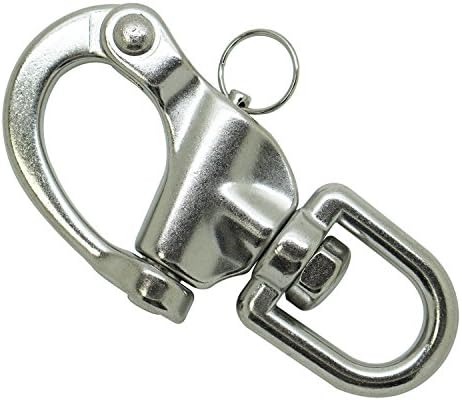 Snorkel Master Scuba Choice SS Swivel Snap Shackles Quick Release Bail Rigging Boat Marine Clip