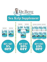 Suplemento de Alga Marina Orgánica, Pura Alga Marina Islándica, Yodo Natural y Nutrientes Marinos, 90 Cápsulas