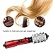AOLVO Rotating Hot Air Brush Styler, 2 in 1 One Step Hair Blow Dryer and Volumizer,3 Speed/Heat Settings Ceramic Tourmaline Ionic Hair Curler Anti-Scald Curling Wands
