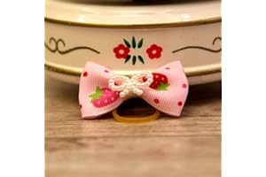 Handmade Rubber Band Flower Dog Dog Dressing Head Flower Pet Hair Clip 2 Pcs Nice