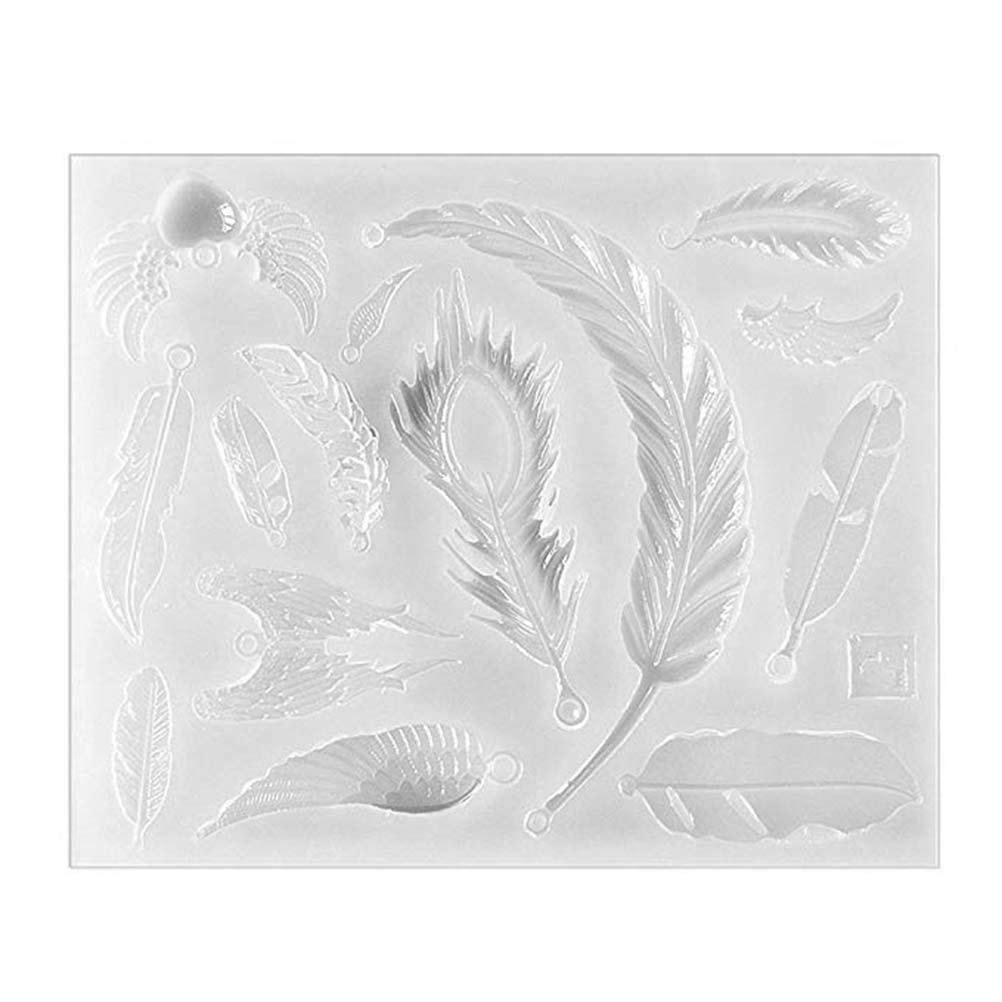 Supvox Silicone Resin Casting Moulds Feather Mould Baking Mould Jewellery Shapes Starfish