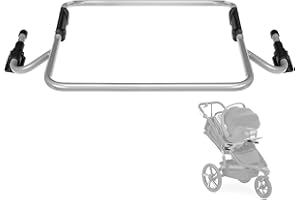 TOURI Single Jogging Stroller Adapter for Graco Infant Car Seats, Baby Trend Car Seat Adapter for Most BOB Gear Strollers, Baby Jogger Car Seat Replacement Part, Removable Receivers Not Included