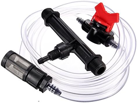 Tobytools 3/4 Inch Irrigation Venturi Fertilizer Injectors Device Filter Kit Tube