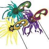 Feather Masks Set of 12