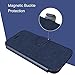 TAKEN DIRECT Compatible iPhone 8 Plus / 7 Plus Leather Wallet Case Replacement for iPhone 8 Plus/iPhone 7 Plus Flip Case/Cover with Rubber Edge, for Women, Men, Boys, Girls, 5.5 Inch (Blue)