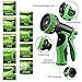 Ultimate Garden Hose Kit Expandable Garden Hose 50ft 2 Garden Hose Nozzle Set Hose Reel Garden Gloves