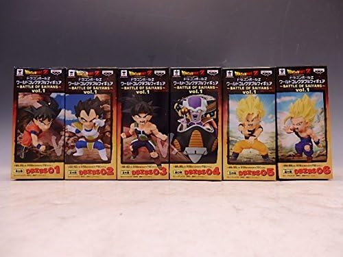 Dragon Ball Z World Collectable Figure WCF Battle of Sauyans Vol.1 6Figures Complete Set Banpresto Japan