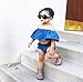 2017 Baby Girls Blue Off Shoulder Tube Top+ Shorts 2 Pcs Outfits Sets Baby Girl Clothes