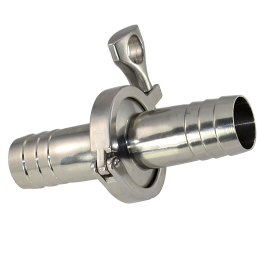 PTFE Gasket 2 Pcs1-1/2 38mm Sanitary Hose Barb Ferrule SS316 1.5 Tri ...