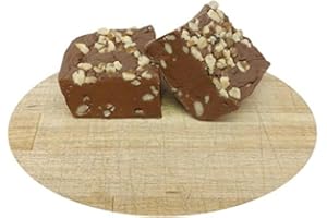 AMISH BUGGY Home Made Creamy Chocolate Black Walnut Fudge - 1 1/2 Lb Box
