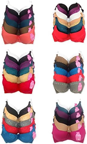 Women's Laced &amp; Lace Trimmed 38 D Cup Bras Random 2 Pieces
