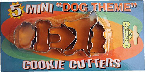 K9 Cakery 84410 Cookie Cutters Dog Theme, Mini, 5-Pack