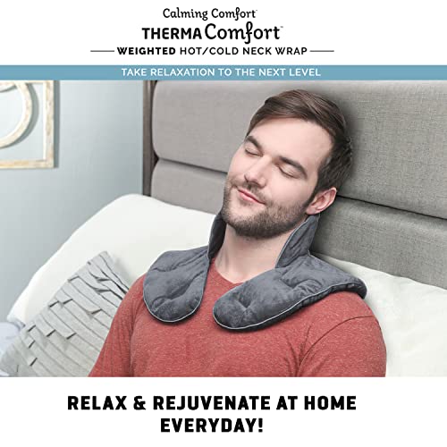 Calming Comfort Weighted Hot Neck Shoulder Wrap Deep