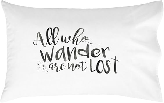 Amazon Com Oh Susannah All Who Wander Are Not Lost Travel Pillow