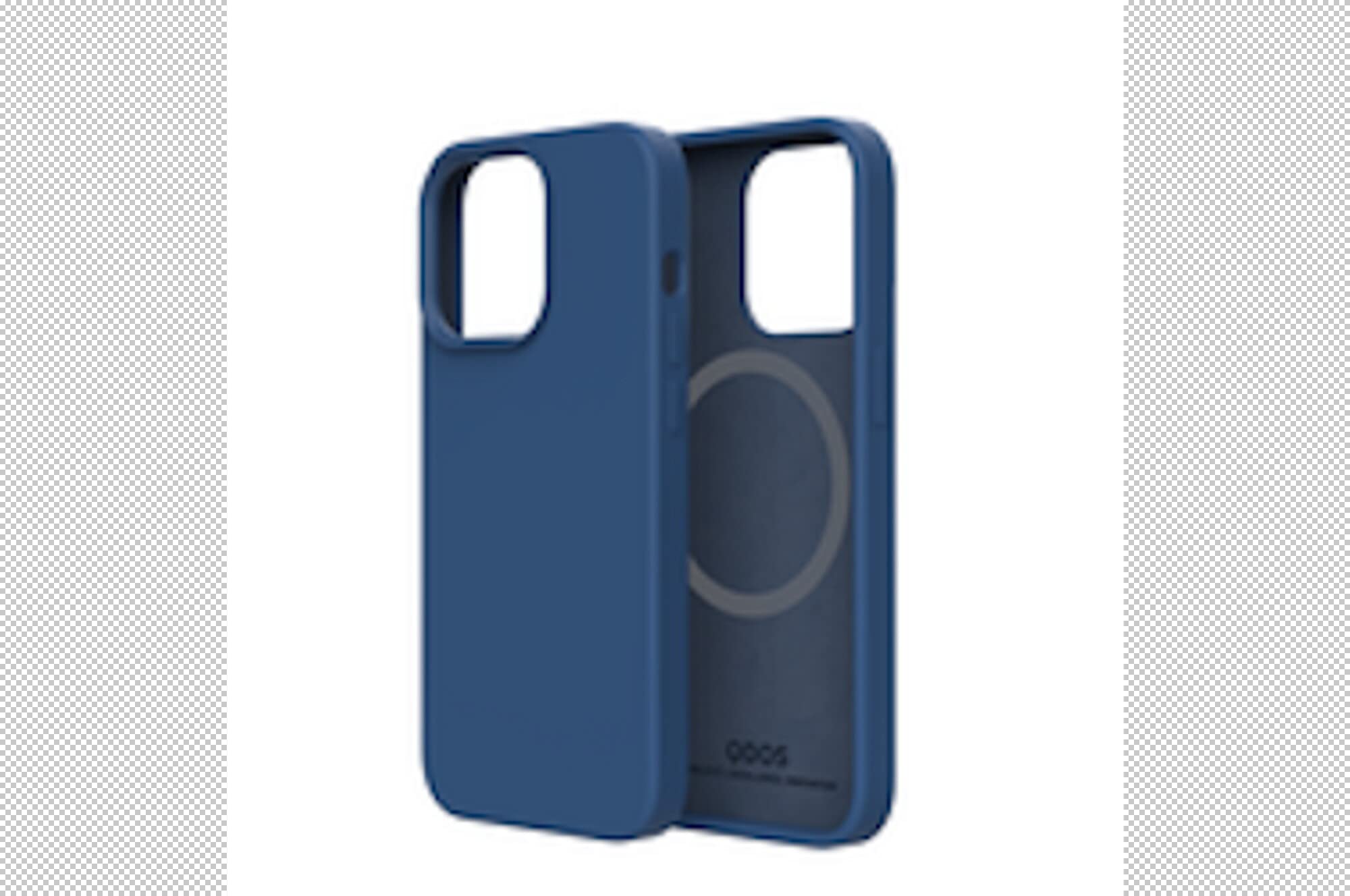 COQUE TOUCH PURE AVEC SNAP BLEU MARINE IPHONE 13 MINI