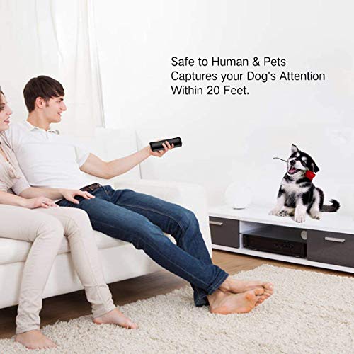 MEIREN Improved Handheld Dog Repellent & Trainer, Anti Barking Device & Ultrasonic Dog Training Aid with Control Range of 30 Ft - Thumbnail 6
