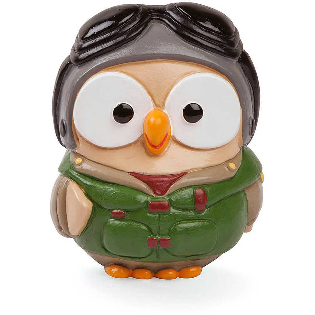 Egan ML18FA/2AM Aeronautical Statue, Goofi, Ceramic, Mutlicolour, 8 x 8 x 10 cm