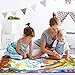 Pipigo Water Doodle Mat Toddler Birthday Toys Gifts Painting Writing Magic Water Drawing Mat Toys for 3 4 5 6 Year Old Girls Boys Large Size 39.3 x 27.6in