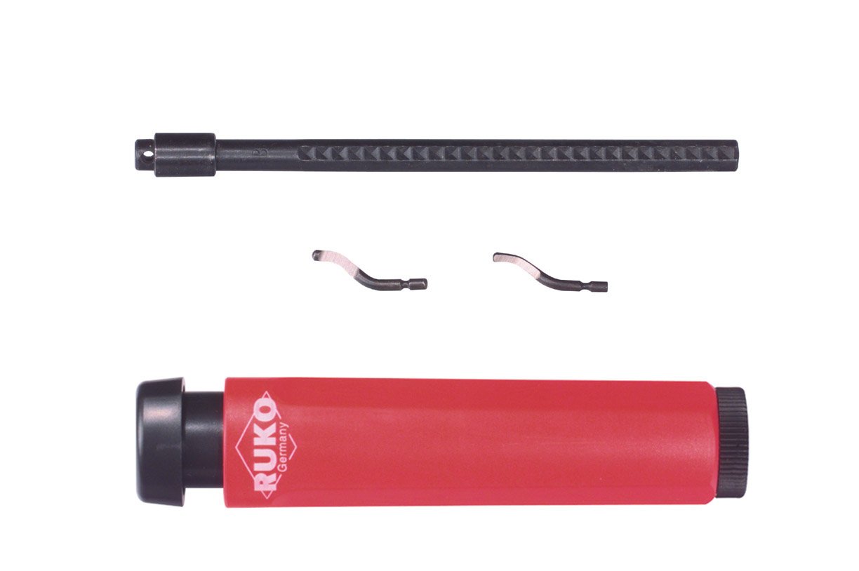 Ruko HSS Unigrat Deburrer Set, B Designation, Bright Finish, 4 Pieces, R107003