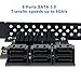 QNINE PCIe SATA Card 6 Port with 6 SATA Cables and a SATA Power Splitter Cable, 6 Gb/s PCIe SATA Controller Expression Card with Low Profile Bracket, Boot as System Disk, Support 6 SATA 3.0 Devices