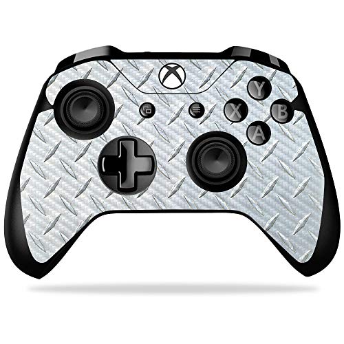 MightySkins Carbon Fiber Skin for Microsoft Xbox One X Controller - Diamond Pla…