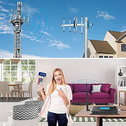 Home 5G Cell Phone Signal Booster ATT, Straight Talk Band 12/17 Cell Signal Repeater Amplifier