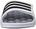 adidas Men's Adissage 2.0 Slides Sandal, White/Black/White, 5