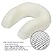 Pete Gear Hub Travel Pillow - Memory Foam Neck Pillow - Airplane Pillow for Car, Bus, Train Travel, Rest - 2 Carry Travel Pillowcase - Protective Navy Blue Velour Cover Product Name