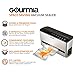 Gourmia GVS445 Sealing System-Vertical Space Saving 8 Function Sealer, Preserve or Vacuum for Sous Vide, Silver